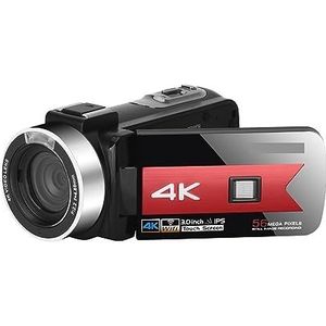56 Megapixel 4K HD Digitale Camera Draadloze Live Camera-opnamen Alles In Één Heldere Gedetailleerde Beelden(Red)