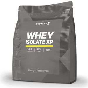 Body&Fit Whey Isolate XP Hoogwaardige Protein eiwitshake voor spiergroei en herstel - Vanilla - 2000 gram