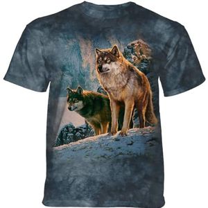 De berg wolf paar zonsondergang T-Shirt