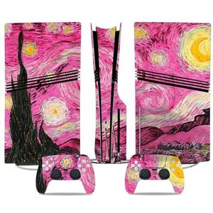 Voor PS5 PRO Skin Digital Edition Console En Controller Vinyl Cover Skins Wraps Krasbestendig, Compatibel Met Voor PS5 Digital Edition Pro 09349 Geen Schuimvorming Bubbelvrij