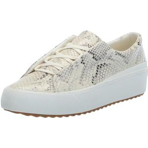 Keds Dames Remi Slip on Sneaker, crème slangenhuid leer, 7 UK, Crème Slangenleer, 40 EU