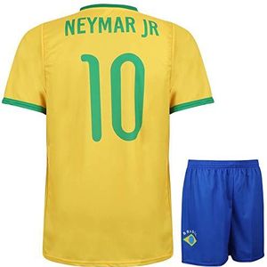Brazilie Voetbaltenue Neymar - Kind en Volwassenen - Maat 128