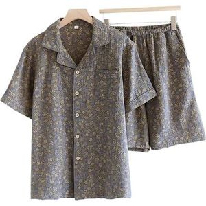 Premium pyjama's for heren, groot en lang, Home Essentials, zachte stretch loungeset, ademend, elastische taille, nachtkleding, ontspannende thuiskantoorkleding, comfortabele outfit for de hele dag(Pr