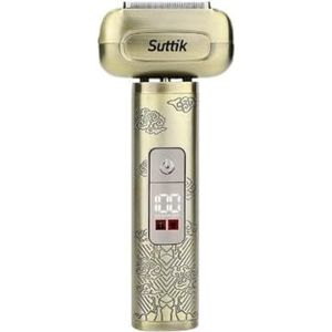 - Mild en niet-irriterend voor de poriën Intelligent Floating - Hoofd Elektrisch Scheerapparaat - Vier Scherpe Messen, LED Batterij Display, Nat En Droog Gebruik, Verbeterde Scheerervaring - Kan als c