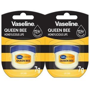Vaseline Lip Therapy 7G Queen Bee | Voedende lippenbalsem met honing voor optimale hydratatie | (Queen Bee (2 Stuks))