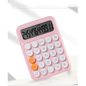 SDFGH 12-cijferig flexibel toetsenbord computergodinstijl stille financiële kantoor speciale rekenmachine for studenten
