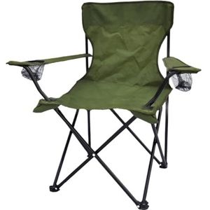 Campingstoel Tuinstoel Buiten Opvouwbare Stoelen Met Armleuningen Bekerhouder Draagtas, Recreatieve Visstoel Lichtgewicht Tuinstoel Klapstoel Strandstoel(B)