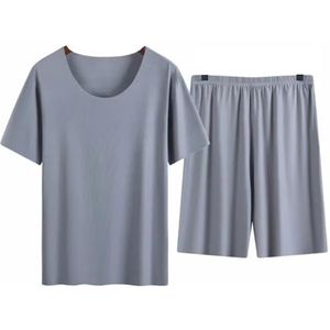 Premium pyjama's for heren, groot en lang, Home Essentials, zachte stretch loungeset, ademend, elastische taille, nachtkleding, ontspannende thuiskantoorkleding, comfortabele outfit for de hele dag(Gr