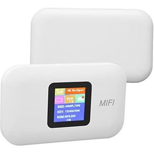 Mobiele Wifi-router - Draagbare Reis-wifi - Ondersteunt 10 Apparaatverbindingen - 3000 mAh-batterij