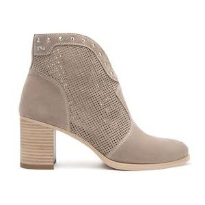 Nerogiardini - Enkellaarsjes - Beige - Suède