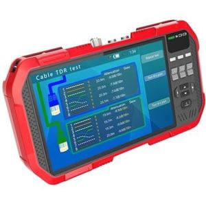 CCTV-tester DT-A86 7 Inch H.265 4K Netwerk HD IP TVI CVI AHD CVBS CCTV Camera Tester Monitor + TDR Kabel Test + Multimeter(DT-A86)