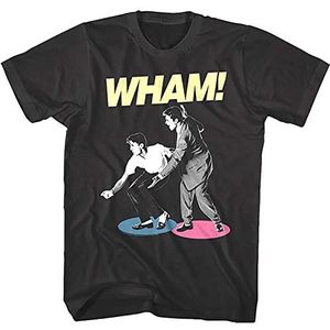 Wham Jitterbug Dance Men's T-Shirt Pop Music Ridgeley Tour Merch Colour5 M