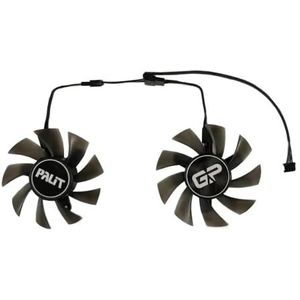 2 stuks/set 80 (75 mm) DIY grafische ventilator, TH8015S2H-PCC02 GPU-koeler voor Palit voor GeForce GTX 1650 GTX1650 SUPER GP OC videokaartkoeling