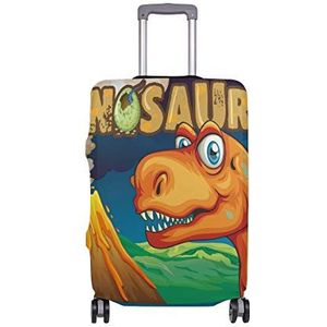 hengpai Dinosaur Travel Bagage Protector koffer Hoes S 18-20 in