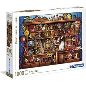 Clementoni 39512 Trödel-Laden puzzel met 1000 stukjes, kleurrijk behendigheidsspel voor het hele gezin, puzzel voor volwassenen vanaf 9 jaar, ideaal als kerstcadeau