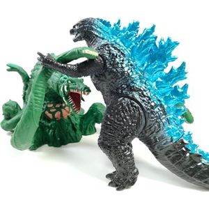 Godzilla Action Figure Godzilla versus Kong Toy,Koning van de Monsters, Beste Cadeau voor Jongens Meisjes (Bruin)