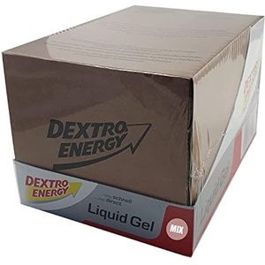 Dextro Energy Vloeibare gel 18 x 60 ml mixpack | 3 zakjes van 6 soorten | origineel gelast | energiegel, duurgel