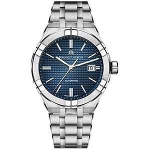 Maurice Lacroix Analoog digitaal horloge voor heren, automatisch, met niet-toepasbare armband, S7205153, Meerkleurig, Klassiek
