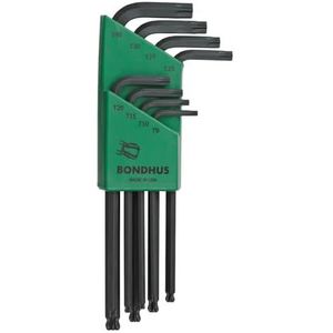 Bondhus - LTX8 Ballend Torx 8Pc Set - Groen - Stermaten T9-T40