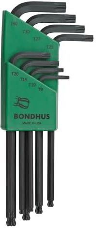 Bondhus - LTX8 Ballend Torx 8Pc Set - Groen - Stermaten T9-T40