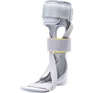 Enkelvoet-drop AFO-brace-orthese-spalk, enkelcorrectie-spalkondersteuning voor drop-foot, zenuwletsel, voetpositie, druk verlichten - Unisex, rechts, XL