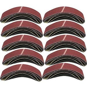 10 Pack Doek Schuren Riemen Schuren Papier Schuren Riemen (50mm x 686mm, 600 Grit)