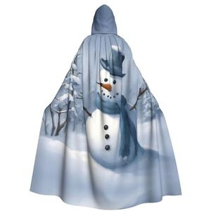 SSIMOO Winter Snowman Exquisite Vampire Mantel Voor Rollenspel, Gemaakt Voor Onvergetelijke Halloween Momenten En Meer