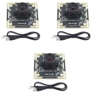 Lafeier 3 Stks Camera Module 100 Graden OV9732 2M Kabel 1280x720 30fps, voor DIY Autodarts.Io USB Drive Gratis