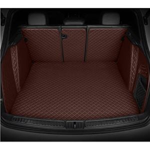 Kofferbak Mat Achter Voor Ford Voor Edge 2014-2009 Kofferbak Matten Leer Auto Covers Tapijten Exterieur Tapijt Pads Accessoires Kofferbakmatten(Koffie,All cover)