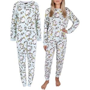 Disney Belle en het Beest - Tweedelige Mintgroene Pyjama voor Dames S