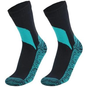 herensokken, Sokken Ademend Mid Tube Multicolor Maten 37-50 for Buitenactiviteiten(Black Blue)