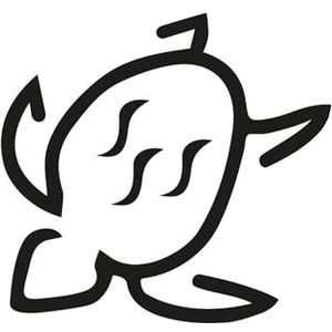 Inkster® kleine schildpadtattoo | Tijdelijke tattoo met Europese cosmetische certificering - het origineel | waterdicht + veganistisch | revolutionaire tattoo van 2 weken