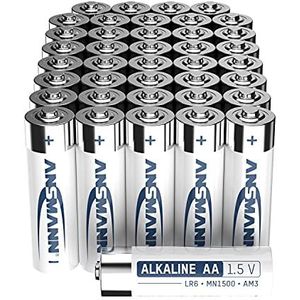 ANSMANN batterijen AA alkaline maat LR6-40 st. voorraadverpakking