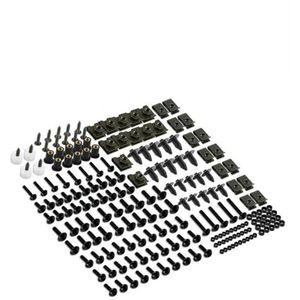 gereedschapskist 253PCS CNC Schroeven Kuip Bout Moer Kit Voor Z1000 Z250 Z400 Z650 Voor Ninja 250R 300 500 650 ZX10R ZX14R 6R 7R 9R Z750 Z1000 (Color : Black)