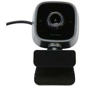 BROLEO HD-webcamera, plug-and-play CMOS-sensor, ruisonderdrukkende microfoon, multifunctionele USB-webcamera voor live-uitzending voor laptop voor computer voor informatieverzameling