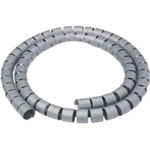 CYJAZNHH Spiraalvormige kabelgeleider, kabelorganizer, veelkleurig, meerdere maten(Grey,25mm 1 Meter)