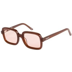 Roxy Albahia ERJEY03140 zonnebril voor dames, Bruin - Shiny Root Beer/Roze, One Size