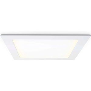 Led-paneel, vierkant met 18 W vermogen, warmwit, inbouwpaneel, bijzonder zuinig