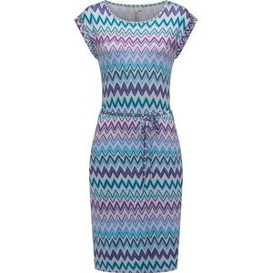 Ragwear Zomerjurk 'Taggien'  turquoise / lichtblauw / sering / lavendel