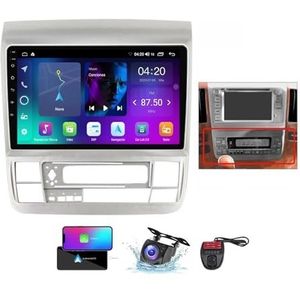 Android 13 GPS-Autoradio voor Toyota Alphard 1 H10 2002-2008 9 inch Touchscreen met Bluetooth/SWC/FM RDS DAB+ Radio/Carplay Android Auto/DSP Video Stereo Speler + DVR Achtercamera(A,NF-2)