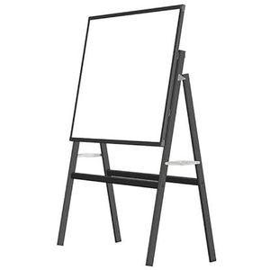 Vivol Whiteboard op standaard zwart - magnetisch (150x120cm)