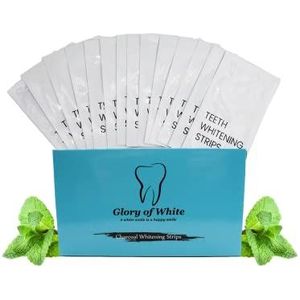 Glory of White - Professionele Tandenbleek Strips - 28 Strips - Teeth Whitening Strips - Wittere Tanden - Zonder Peroxide - Tanden Bleken - Dierproefvrij