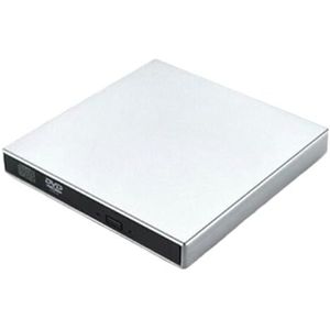 Externe USB Mobiele Dvd-speler CD-brander Met Beweging Heldere Beeldkwaliteit Stabiele Audio(Silver)
