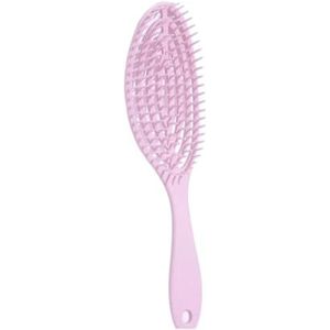 Massage Haar Kam Salon Nat Haar Borstel Vrouwen Kappers Styling Haar Gereedschap Anti Ontwarren Haarborstel Nat Droog Dual Purpose Kam (Roze A)