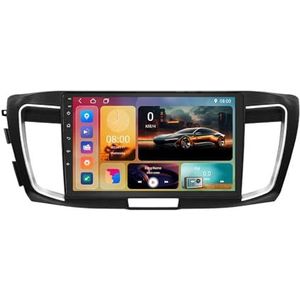Android 15 GPS Navigation Stereo voor Honda Accord 9 2013-2018 9 Inch 2 Din Car Stereo Radio met CarPlay AHD Omgekeerd beeld Bedieningselementen op het stuur(A,A1 1G+32G)