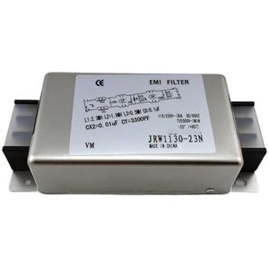 Emi auto on-board power filter zuiveraar 220V380V AC audio audio anti-interferentie (kleur: 30A omvormer uitgang JRW1130-23N)