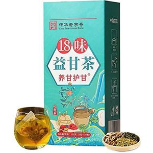 18 smaken van leverbeschermingsthee, dagelijkse lever voedende thee, Chinese voedende leverthee, leveropruimende thee, voor alle mensen (1Box (30Bag))