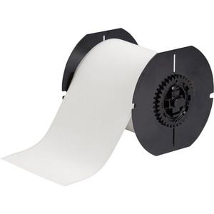 Brady ToughWash Material for BBP3x/S3xxx/i3300 Printers, B30C-4000-855-WT, 711227 (BBP3x/S3xxx/i3300 Printers B30C-4000-855-WT, White, Polyester, Acrylic, Permanent, Matte, -40-100 øC)