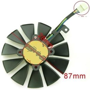 PLD09210S12HH PLD09210S12M 87mm VGA Cooling Fan For ASUS RX 580 / RX590 ROG STRIX for GAMING TOP Graphics Card(4Pin)