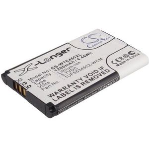 Batterij compatibel met Wacom Intuos5 Touch Li-ion 3.7V 1200mAh - 1UF553450Z-WCM, B056P036-1004, F1134J-711, SLA-A328, ACK-40403